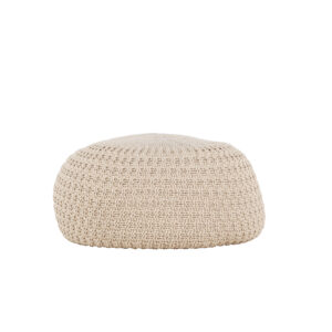 Sam – Pouf – Beige – ⌀45 cm