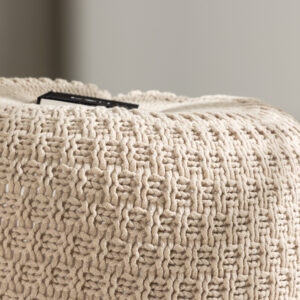 Sam – Pouf – Beige – ⌀60 cm