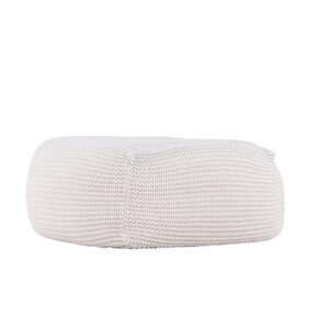 Luca – Pouf – Crème, Beige – 60 x 40 x 60 cm