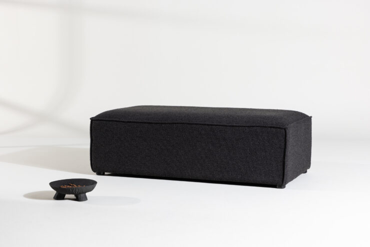 Gillholmen – Pouf – Noir – 60 x 37 x 112 cm