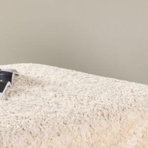 Frankie – Pouf – Beige, Noir – 100 x 30 x 100 cm