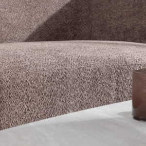 Cielo – Canapé 3 places – Noir, Marron – 91 x 80 x 268 cm