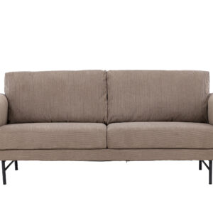 Sky – Canapé 3 places – Noir, Marron – 88 x 69 x 198 cm