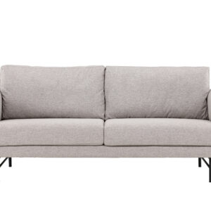 Sky – Canapé 3 places – Noir, Marron – 88 x 69 x 198 cm