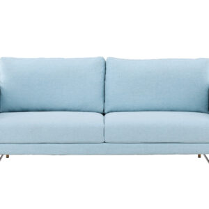 Sky – Canapé 3 places – Bleu, Blanchi – 88 x 69 x 198 cm