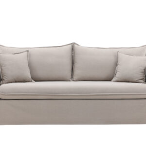 Nova – Canapé 3 places – Noir, Marron – 94 x 90 x 200 cm