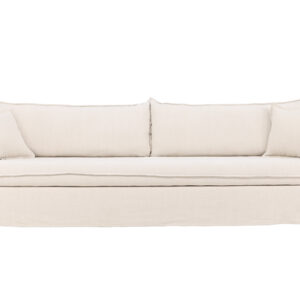 Nova – 4-Seat Sofa – Beige, Noir – 110 x 90 x 275 cm
