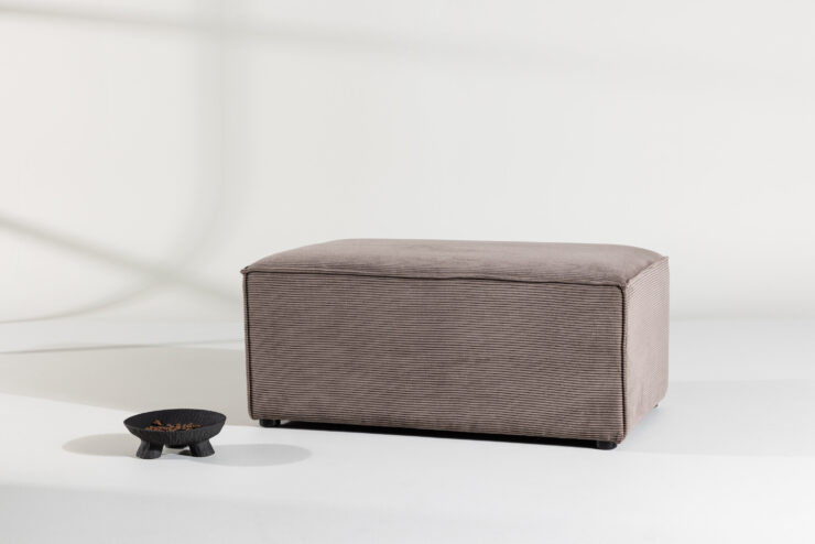 Gillholmen – Pouf – Marron, Noir – 60 x 41 x 92 cm