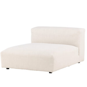 Mavi – Module de canapé – Beige, Noir – 135 x 70 x 105 cm