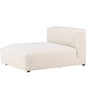 Mavi – Module de canapé – Beige, Noir – 135 x 70 x 105 cm