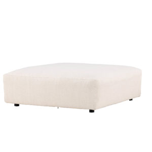 Mavi – Module de canapé – Beige, Noir – 105 x 37 x 105 cm