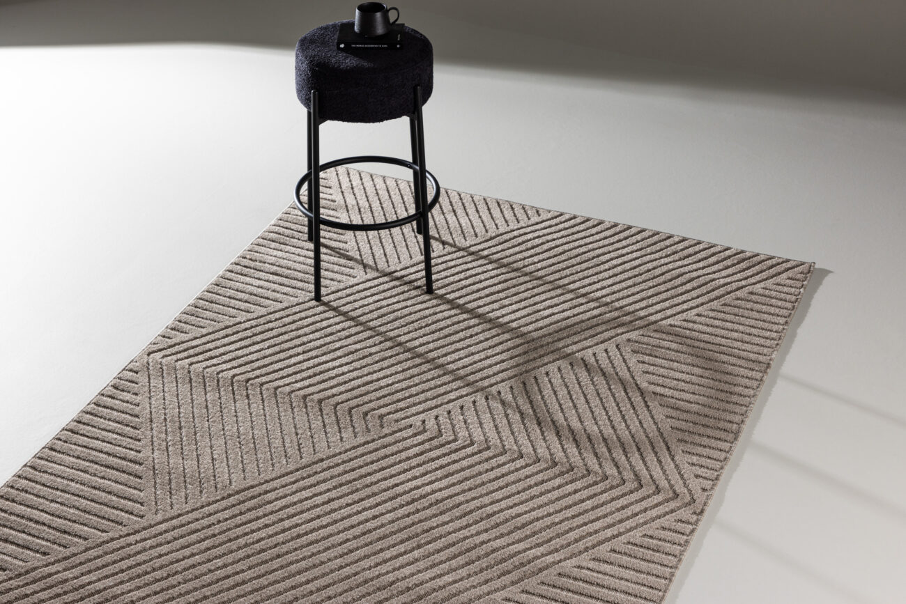 Aron – Tapis de salon – Marron – 230 x 160 cm