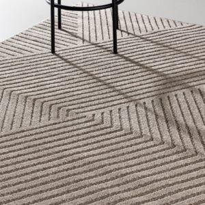 Aron – Tapis de salon – Marron – 230 x 160 cm