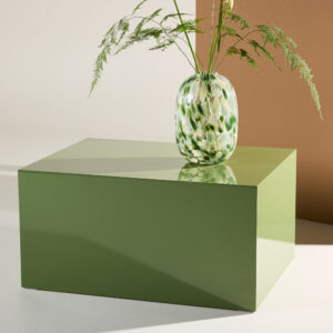 York – Table basse – Vert foncé – 80 x 60 cm