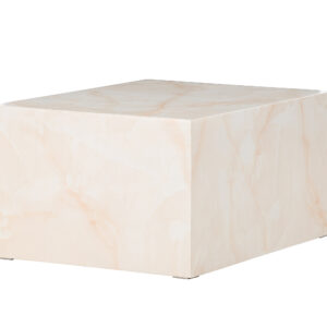York – Table basse – Jaune clair – 80 x 60 cm