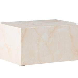 York – Table basse – Jaune clair – 80 x 60 cm