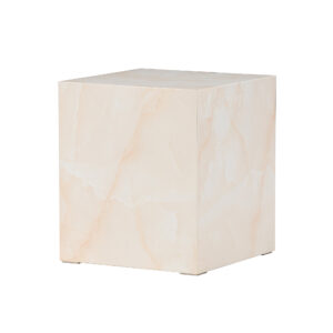 York – Table basse – Jaune clair – 40 x 40 cm