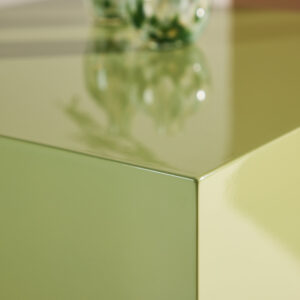 York – Table basse – Vert clair – 40 x 40 cm