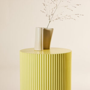 Lenox – Table d&rsquo;appoint – Jaune – ⌀30,5 cm