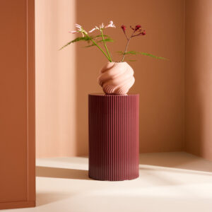 Lenox – Table d&rsquo;appoint – Bordeaux – ⌀30,5 cm
