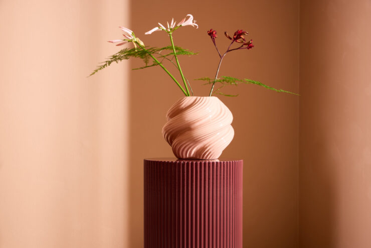 Lenox – Table d'appoint – Bordeaux – ⌀30,5 cm