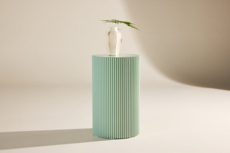 Lenox – Table d'appoint – Vert clair – ⌀30,5 cm