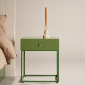 Bakal – Table de chevet – Vert – 41 x 41 cm