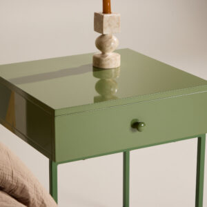 Bakal – Table de chevet – Vert – 41 x 41 cm