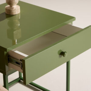 Bakal – Table de chevet – Vert – 41 x 41 cm