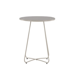 Bacong – Table de café – Beige – ⌀60 cm