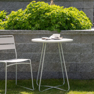Bacong – Table de café – Beige – ⌀60 cm