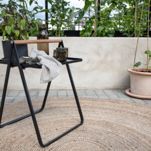 Clarin – Table d&rsquo;appoint – Noir – 43 x 43 cm