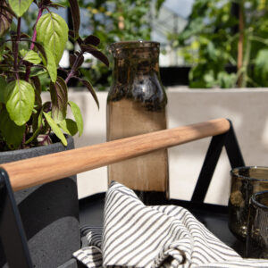 Clarin – Table d&rsquo;appoint – Noir – 43 x 43 cm