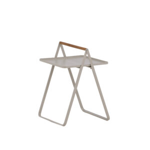 Clarin – Table d&rsquo;appoint – Beige – 43 x 43 cm