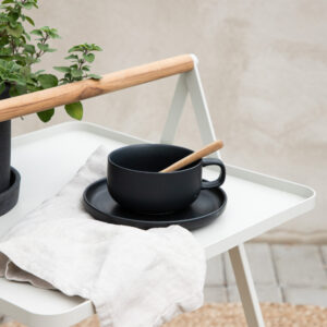 Clarin – Table d&rsquo;appoint – Beige – 43 x 43 cm