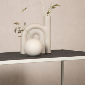 Siaton – Table basse – Beige, Gris – 110 x 60 cm