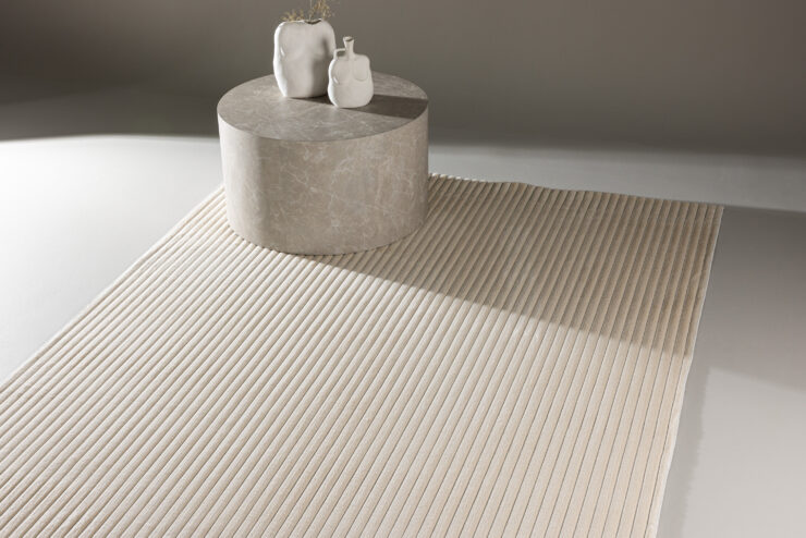 Miller – Tapis de salon – Blanc cassé – 290 x 200 cm