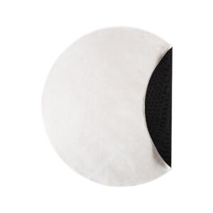 Nixie – Tapis de salon – Blanc – ⌀200 cm