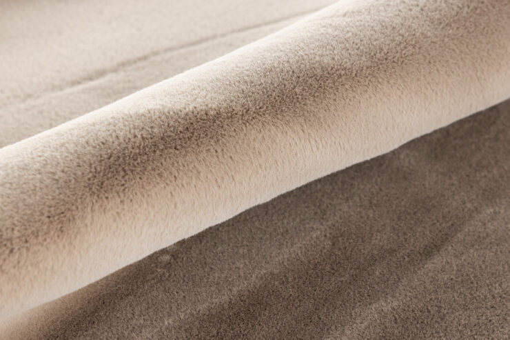 Leni – Tapis de salon – Beige – ⌀200 cm