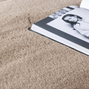 Leni – Tapis de salon – Beige – ⌀200 cm