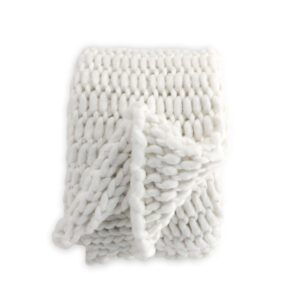 Kate – Plaid – Blanc – 170 x 130 cm