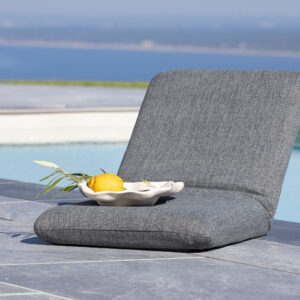 Trond – Bain de soleil – Gris, Noir – 80 x 5 x 40 cm