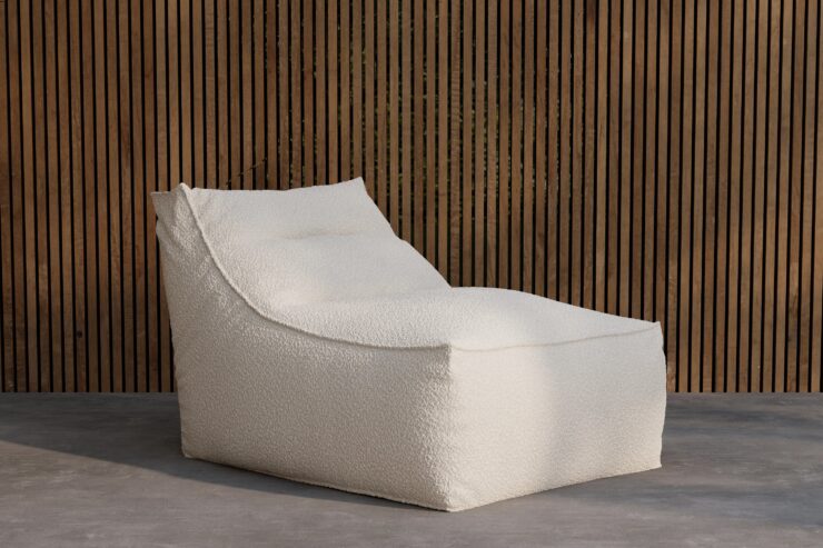 Redang – Bain de soleil – Blanc – 118 x 94 x 83 cm