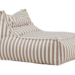 Redang – Fauteuil lounge – Beige, Blanc – 118 x 94 x 83 cm