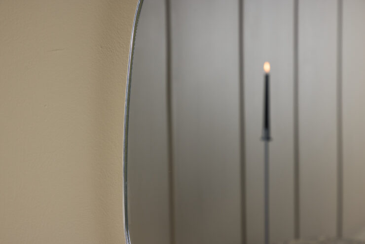 Askersund – Small Mirror – Argenté – 3 x 65 x 40 cm