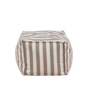 Redang – Fauteuil lounge – Beige, Blanc – 75 x 33 x 40 cm