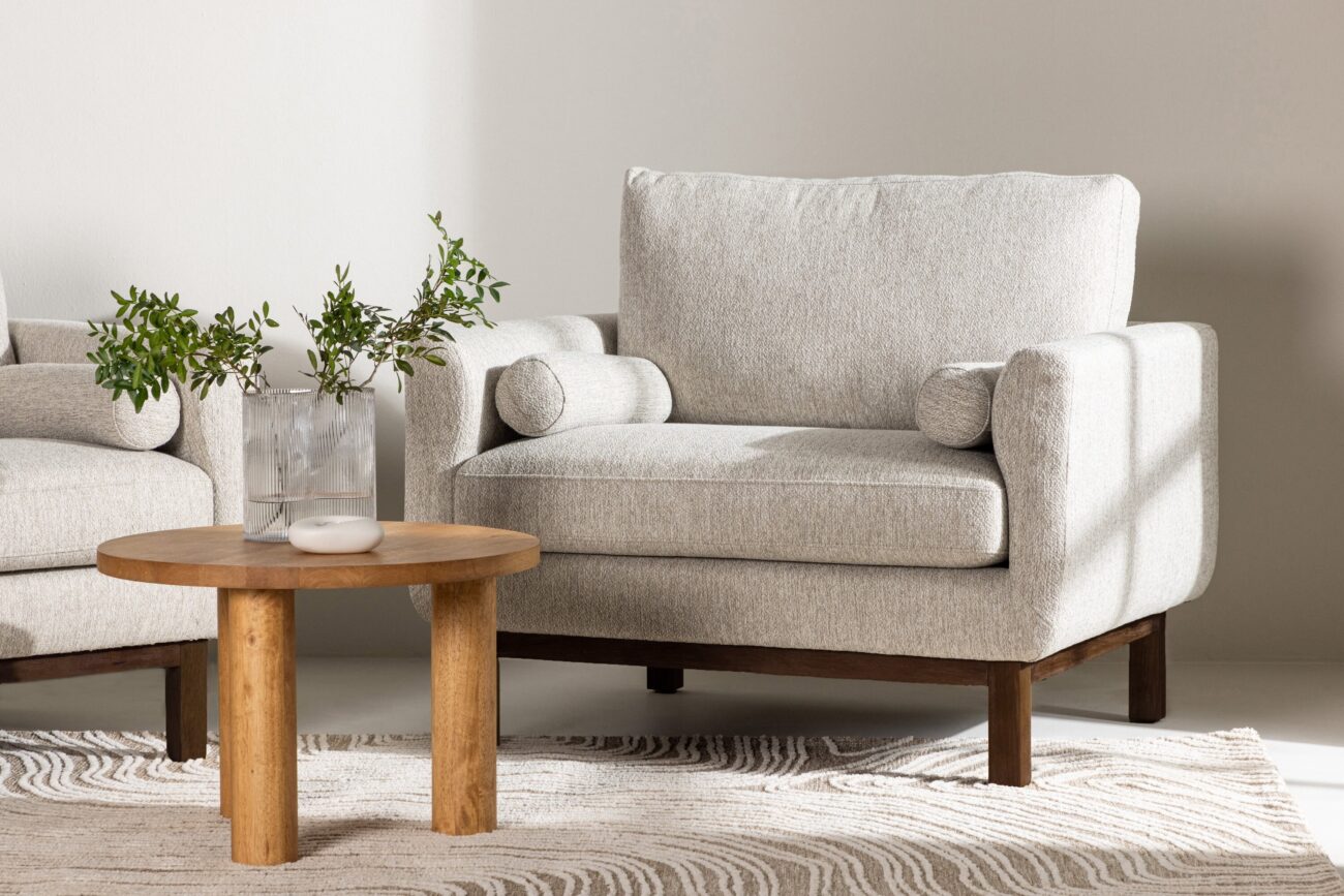 Olympos – Armchair – Beige, Naturel – 88 x 90 x 109 cm
