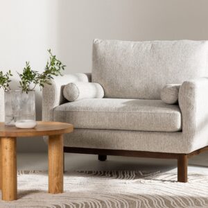 Olympos – Armchair – Beige, Naturel – 88 x 90 x 109 cm