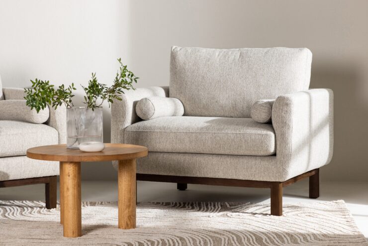 Olympos – Armchair – Beige, Naturel – 88 x 90 x 109 cm