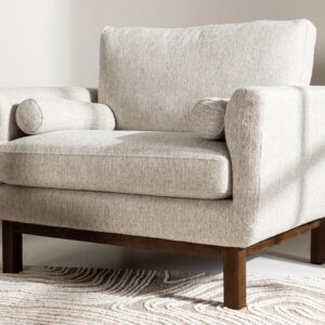 Olympos – Armchair – Beige, Naturel – 88 x 90 x 109 cm